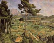 Paul Cezanne Mont Sainte Victoire seen from Bellevue oil painting artist